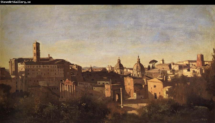 Corot Camille The forum of the garden farnes